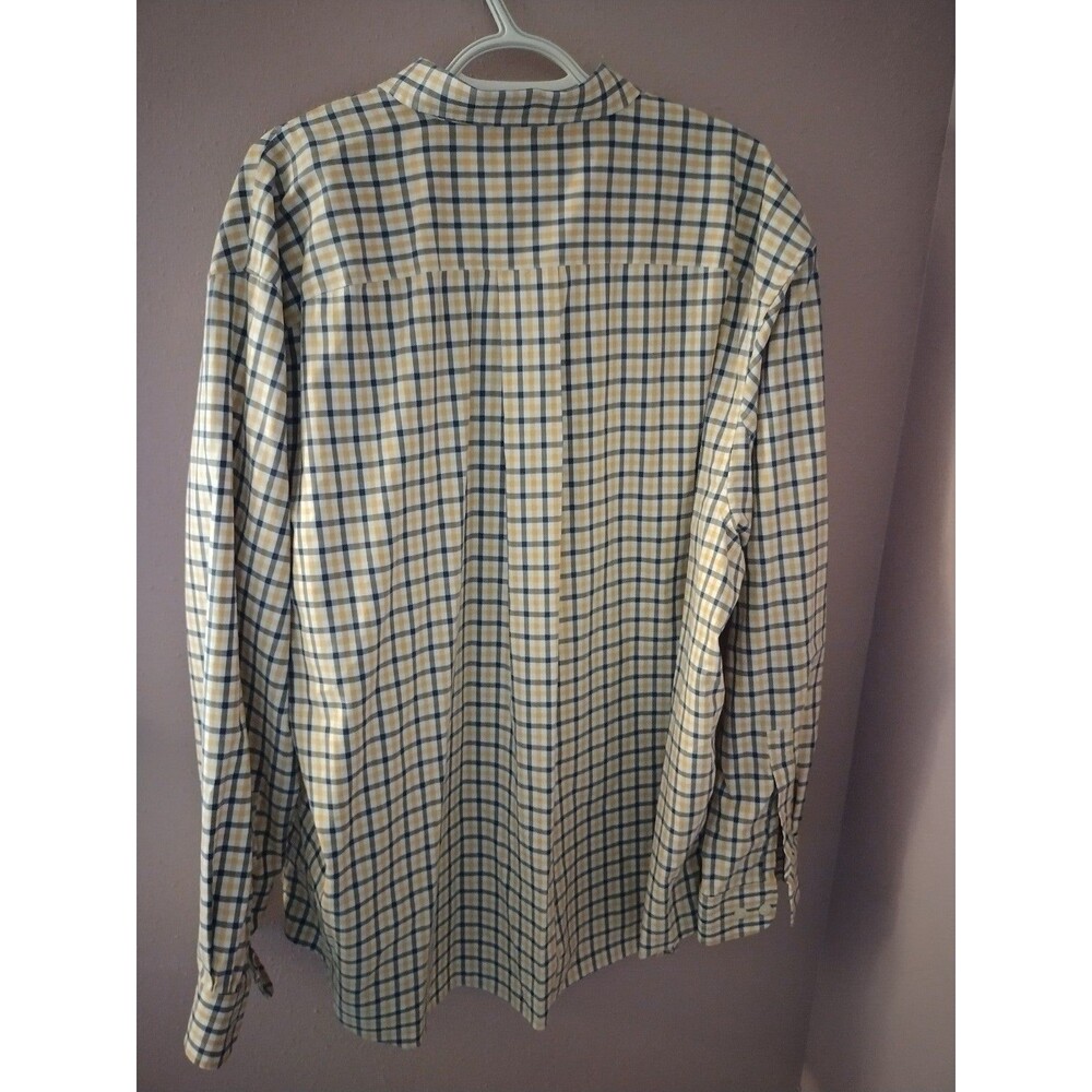 Duluth Trading Company Men's Long Sleeve Button Down Plaid Dress Shirt Size 2XL - Picture 8 of 10